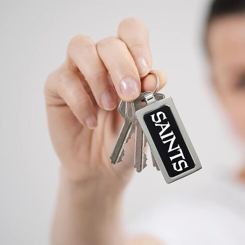 NFL Rico IndustriesLaser Engraved Metal Keychain Two Sided Metal Keychain - Great Every Day Auto Accessory in Saudi Arabia