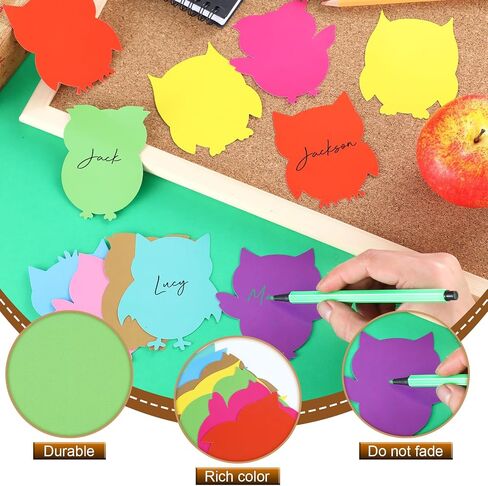 Geyee 108 Pcs Owl Bulletin Board Decorations Set Colorful Owl Cutouts for Bulletin Board Owls Themed Bulletin Board Supplies for Party School Classroom Bulletin Board Craft Home Wall Decoration in Saudi Arabia
