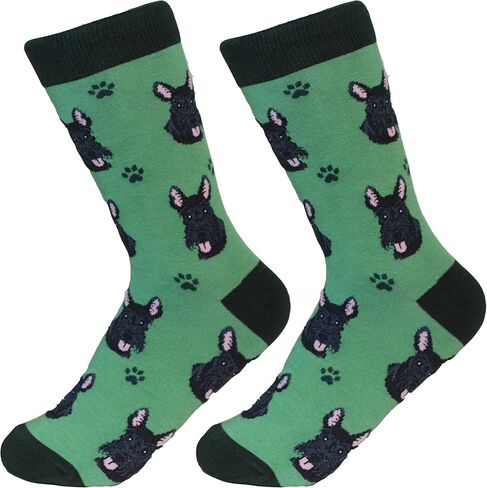 Socks - Fun Unisex Crazy Pet Lover Novelty Cat Funny Gifts for Lovers Dog Cute Pattern Casual Crew One Size Fits most in Saudi Arabia