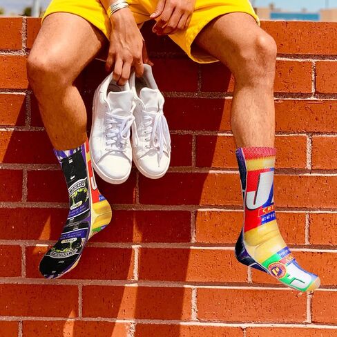 AGRIMONY Funny Socks for Men Women Teens-3D Printed Mens Fun Novelty Cute Dress Socks Food Socks Gifts in Kuwait