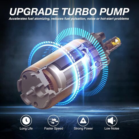 BDFHYK Electric Fuel Pump Assembly Compatible with 2009-2014 F-150 3.7L 4.6L 5.0L 5.4L Replaces E2541M P76467M in Saudi Arabia