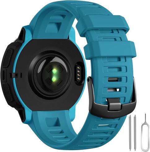 GEAK متوافق مع أحزمة ساعة Garmin Instinct، سوار معصم رياضي من السيليكون الناعم مقاس 22 مم لسوار Garmin Instinct Band/Instinct 2 band/Instinct Esports/Solar/Tide/Tactical GPS Smartwatch in Kuwait