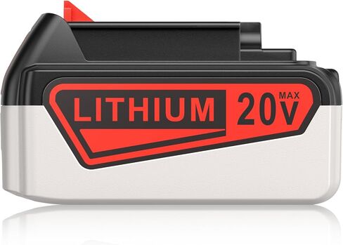 بطارية بديلة مطورة بقوة 7.5 أمبير من FirstPower لبطارية ليثيوم بلاك اند ديكر 20 فولت متوافقة مع بطارية بلاك ديكر 20 فولت LBXR20 LBX20 LB20 LB2X4020-OPE LBXR20B-2 LST300 LST220 in Kuwait