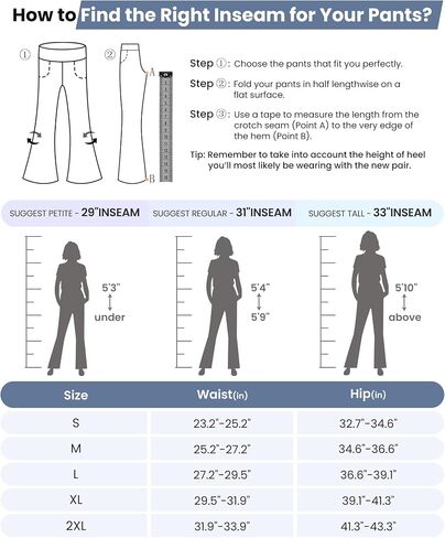 G4Free Bootcut Yoga Pants with 4 Pockets for Women Cross High Waist Stretchy Flared Jeggings in Saudi Arabia