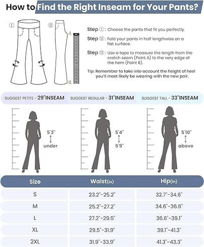 G4Free Bootcut Yoga Pants with 4 Pockets for Women Cross High Waist Stretchy Flared Jeggings in Saudi Arabia
