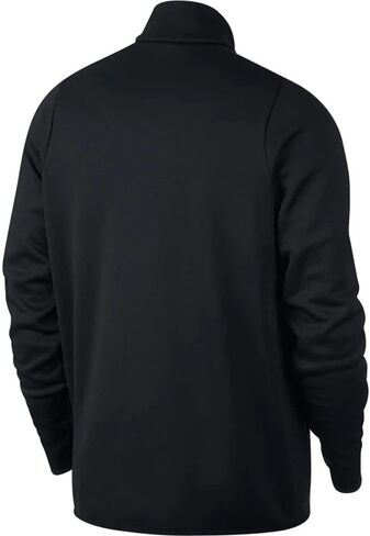 قميص تدريب رجالي من Nike Dri-FIT Therma بأكمام طويلة وسحاب 1/4 أسود CU6217-010 (XL) in Saudi Arabia