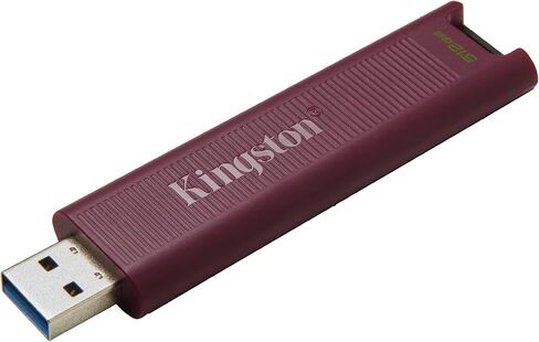 محرك أقراص فلاش Kingston DataTraveler Max 512 جيجابايت USB 3.2 Gen 2 النوع A محرك أقراص عالي الأداء USB-A (DTMAXA/512GB) سرعات قراءة تصل إلى 1000 ميجابايت/ثانية 900 ميجابايت/ثانية مع كل شيء باستثناء حبل سترومبولي in Saudi Arabia