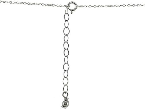 Sterling Silver Small Dainty Round Genuine, Simulated Gemstone or Cubic Zirconia Choker Necklace in Kuwait