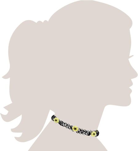 BodyJ4You 16 قطعة قلادة وشم بمزيج ملون - إكسسوارات التسعينيات للنساء والفتيات المراهقات والأطفال - قلادة على شكل فراشة سحر الفراولة - فكرة هدية على طراز الصيف in Kuwait