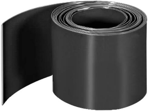uxcell PVC Heat Shrink Tube 36mm Flat Width Wrap for Single 22650 2 Meter Black in Saudi Arabia