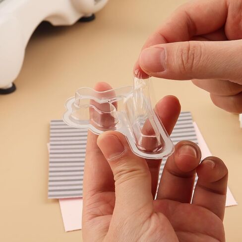 Briartw 12pcs Clear Plastic 3D Shaker Covers with Cutting Dies for Shaker Card Making,0.32" Height Number 4 Shaker Blisters Can Fill Glitter,Confetti for Birthdays,Anniversaries,Holiday Wishes in Saudi Arabia