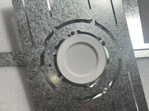 LED Panel Light Bracket Kit for Walls, Pack of 4, Fits 3-6 Inch Openings (4) in Saudi Arabia