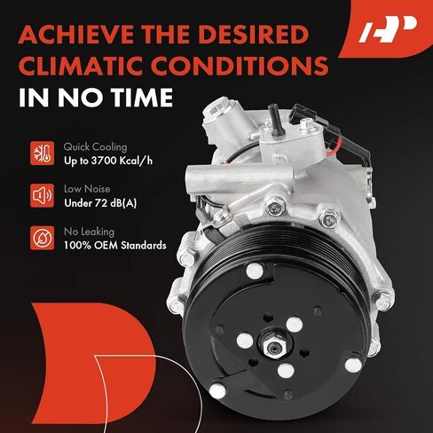 ضاغط مكيف هواء ممتاز مع قابض متوافق مع Nissan Versa 2.4L 2020-2022، Acura TSX 2.4L 2009-2009، TSX 2.4L 2010-2014 in Kuwait