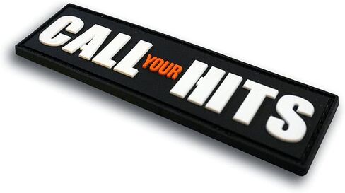 رقعة معنويات PVC "Call Your Hits" - معنويات مضحكة، تكتيكية، رقعة عسكرية - رقعات، رقعات عسكرية - مثالية لمعدات الجيش العسكرية التكتيكية، وحقيبة الظهر، والقبعة، والسترة in Kuwait