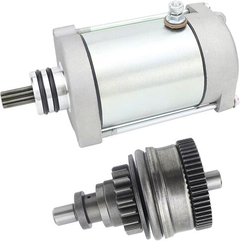 Starter & Drive Bendix مناسب لـ Polaris Sportsman 600 700 800 X2 MV7 | طاقم رينجر 700 800 اكس بي| آر زي آر 4 800 إس 800| فرونتير كلاسيك تورينغ، استبدل 410-54040 18648 4010417 4011584 4012032 4013268 in Kuwait