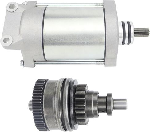 Starter & Drive Bendix مناسب لـ Polaris Sportsman 600 700 800 X2 MV7 | طاقم رينجر 700 800 اكس بي| آر زي آر 4 800 إس 800| فرونتير كلاسيك تورينغ، استبدل 410-54040 18648 4010417 4011584 4012032 4013268 in Kuwait