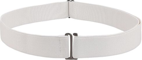 No Show Women Adjustable Elastic Belt Invisible Belt Stretch Waist Belt with Flat Buckle for Pants Jeans Dresses in Saudi Arabia