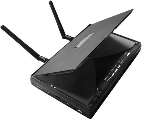 شاشة FPV مقاس 7 بوصة 5.8G 40CH مع DVR 800x480 LCD شاشة استقبال FPV مع غطاء شمسي بطارية مدمجة لسيارة FPV Drone RC in Saudi Arabia