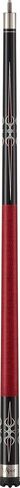 Viper Sinister 58" 2-Piece Billiard/Pool Cue, Black with Burgundy/Cream Points in Saudi Arabia