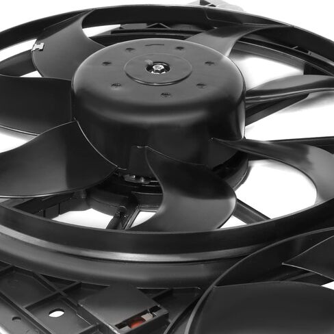 DNA MOTORING OEM-RF-0365 مجموعة مروحة تبريد الرادياتير على طراز المصنع متوافقة مع 08-12 Audi A3 / 12-19 Beetle / 10-11 Beetle Cabrio / 05-10 Bora / 10-14 Golf / 05-18 Jetta in Saudi Arabia