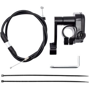 7/8inch 22mm Thumb Throttle Cable Accelerator Handle Assembly for 50cc 70cc 90cc 110cc 125cc 250cc ATV Quad Go Kart TaoTao (Throttle Cable 31"(80cm))