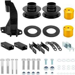 2.5'' Front + Rear Leveling Lift Kit with Track Bar Relocation Bracket Fit for Ford 4WD F-250 Super Duty 2011-2022, F-350 Super Duty 2011-2022, F-450 Super Duty 2011-2022