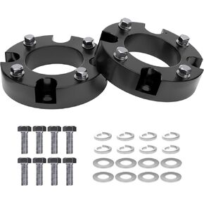 2 inch Leveling Lift Kit Compatible with 2007-2022 Tundra 2007-2021 Sequoia 2WD/4WD, Leveling Lift Kit Fit for Tundra Sequoia Forged Front Strut Spacers Raise The Front Of Your Truck By 2"