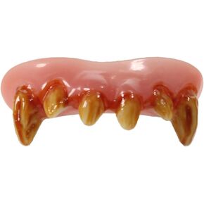 Billy-Bob Top Set of Creepy Werewolf Teeth with Fangs
