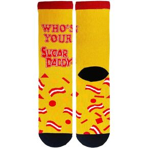 ooohyeah Men's Novelty Tootsie Roll, Blow Pop, Dots Candy Crew Socks, Crazy Funny Cotton Dress Socks Gift