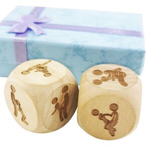 My Pet Elephant Funny Date Night Dice - Naughty Game Dice for Adults