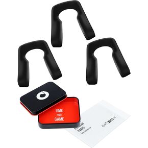 3 Pairs Ultra Soft Silicone Sunglass Nose Pads for Oakley Sutro OO9406/Sutro S OO9462/Sutro Lite OO9463/Sutro Lite Sweep OO9465, Push-in Anti-Slip Glasses Nose Piece Replacement Kit Black