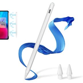 iPad 10th/9th/8th Pencil 2nd Generation with Magnetic Wireless Charging Stylus for iPad Air 5th/4th,iPad Pro 11"/12.9",iPad Mini 6th Generation,Tilt Sensitive Palm Rejection iPen Stylus Pencil,White