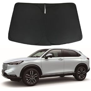 D-Lumina HRV Windshield Sunshade Compatible with 2023 2024 Honda HR-V (LX Sport EX EX-L) - Foldable Front Window Sun Shade Shield Protector