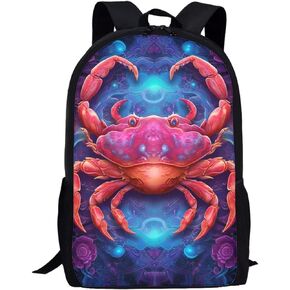Aqua Purple Galaxy Butterfly Lightweight Cool Graffiti Animal Backpacks Girls School Bags Kids Bookbags Cool Travel Daypack For Boys Girls