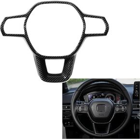 CKE for Honda Civic 2022 2023 2024 2025 for Honda CRV HRV Accord 2023 2024 2025 Accessories Auto Car Center Consoles Dashboard Cover Trim Frame Interior Decoration Sticker -Carbon Fiber Style