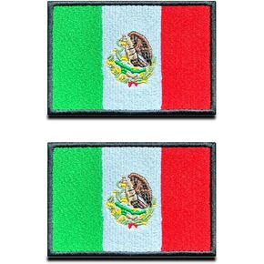 2 Pcs Dominican Republic Flag Embroidered Patch Dominicans National Military Uniform Iron On Sew On Emblem 3.5x2.5 inch for Jackets Jeans Clothing Hat Sewing Ironing(Dominican)