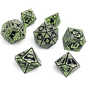 Norse Foundry Metal Space Dice - Aurora Lights