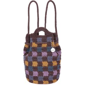 The Sak Large Dylan Backpack in Crochet, Adjustable Backstrap