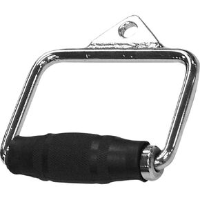Body-Solid Rubber Grip Stirrup Handle Cable Machine Attachment for Home Gym, Exercise Equipment and Fitness Machine, Commercial Grade Weight Machine Accessory