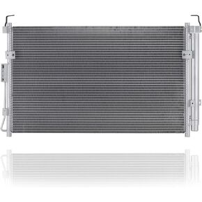 A/C Condenser - Pacific Best Inc. Compatible/Replacement for 3578 06-14 Kia Sedona, 07-08 Hyundai Entourage - With Receiver & Dryer