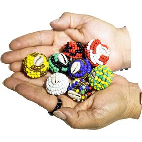 Powerful Santeria Beaded Makutos Macuto Amulets and Talismans Wicca Voodu Religion, Elegua