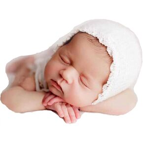 Newborn Photography Bonnet Props Baby Photo Posing Hat for Girls Photoshoots in Kuwait