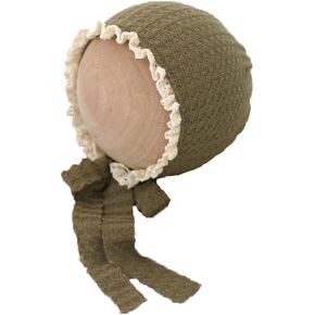 Newborn Photography Bonnet Props Baby Photo Posing Hat for Girls Photoshoots