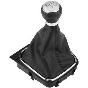 KIMISS 6 Speed Car Gear Shift Knob Lever Stick Gaitor Boot Cover for Golf 6 MK5 MK6 for Jetta 2005-2014