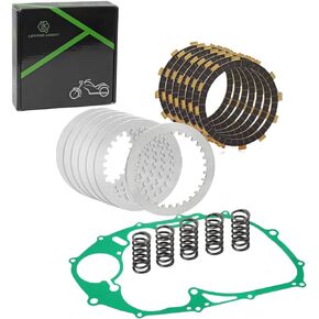 LK Complete Clutch Kit Friction Plates & Heavy Duty Springs Gasket for Yamaha V Star 650 XVS 650 1998-2016 3B6-W001G-00-00
