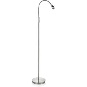 402071-15، مصباح أرضي LED بشعاع قابل للتعديل من FOCUS، معدن، نيكل