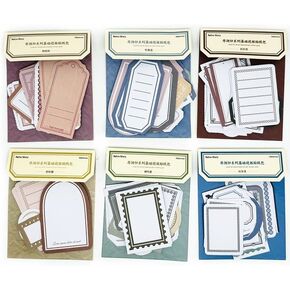 180pcs Scrapbooking Paper Stickers,Vintage Label Aesthetic Decoration Paper Decorative Sticker for DIY Decoupage Junk Journal Scrapbooking Supplies Multicolor