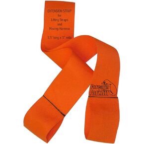 Forearm Forklift Lifting and Moving Straps, 3-1/2 ft. Long Extension, EXT Works with Straps ASIN B008ASBLJI, Helps Move Furniture and Appliances 800 lb. Load Limit. Safe and Easy to Use, Orange