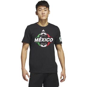 adidas Men's Mexico Ball Tee (Black, X-Large)