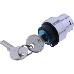 Ignition Key Switch 103082 (ON-Off-ON)-3 POS W/455 Keys Compatible with Skyjack SJIII3215 3219 3220 3226 4620 4632 4832 6826